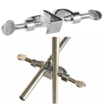 Bosshead Cross Type Malleable Cast Iron Chromium Plated
